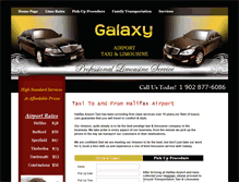 Tablet Screenshot of galaxytaxilimo.com